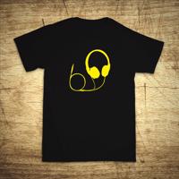 Tričko s motivem Sluchátka 6