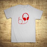 Tričko s motivem Sluchátka 6
