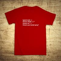 Tričko s motívom Code
