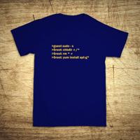 Tričko s motívom Code