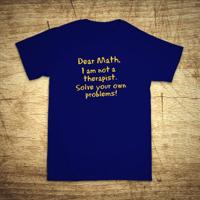 Tričko s motívom Dear math