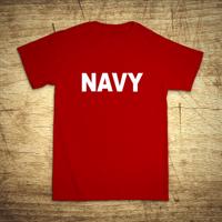 Tričko s motívom Navy