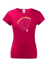 Tričko s paragliding motivem Pure freedom - doprava jen 46 Kč