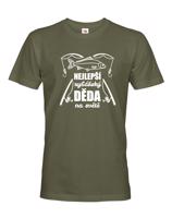 Tričko s potiskem pro dědu rybáře k narozeninám nebo Vánocům