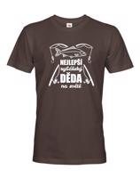 Tričko s potiskem pro dědu rybáře k narozeninám nebo Vánocům