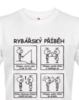 Tričko s potiskem Rybářský příběh pro každého rybáře