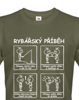 Tričko s potiskem Rybářský příběh pro každého rybáře