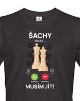 Tričko Šachy volají | Vtipné tričko pro milovníky šachů