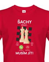 Tričko Šachy volají | Vtipné tričko pro milovníky šachů