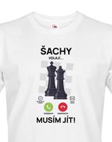 Tričko Šachy volají | Vtipné tričko pro milovníky šachů