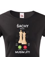 Tričko Šachy volají | Vtipné tričko pro milovníky šachů