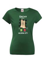 Tričko Šachy volají | Vtipné tričko pro milovníky šachů