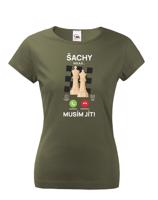 Tričko Šachy volají | Vtipné tričko pro milovníky šachů