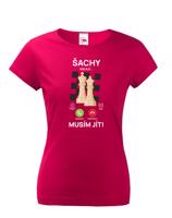 Tričko Šachy volají | Vtipné tričko pro milovníky šachů