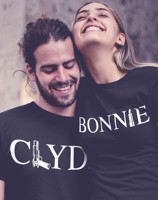 Trika pro páry  Bonnie and Clyde - pozor, jen pro zlobivé kluky a holky