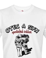 Triko pro hasiče - Otec a syn, společná vášeň - ideální triko k narozeninám