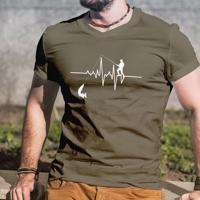 Triko pro rybáře Tep / EKG rybáře s dopravou jen za 46 Kč
