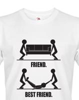 Triko s potiskem pro kamarády Best Friend ideální tričko na rozlučku