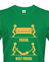 Triko s potiskem pro kamarády Best Friend ideální tričko na rozlučku