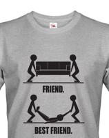 Triko s potiskem pro kamarády Best Friend ideální tričko na rozlučku
