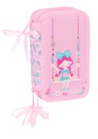 Tříkomorový penál s příslušenstvím Safta Glowlab Kids "Swing"