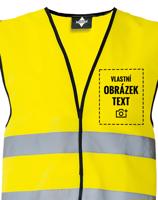 Unisex bezpečnostní  / reflexní vesta s vlastním potiskem - skvělá cena