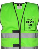 Unisex bezpečnostní  / reflexní vesta s vlastním potiskem - skvělá cena