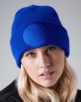 Unisex čepice s kruhovou nášivkou a vlastním potiskem