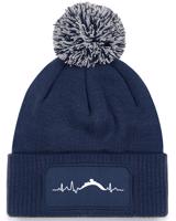 Unisex čepice s obdélníkovou nášivkou EKG Sněžka