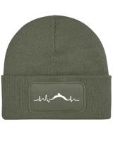 Unisex čepice s obdélníkovou nášivkou EKG Sněžka