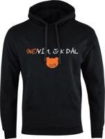 Unisex černá mikina DKC - Nevím, jak dál