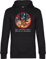 Unisex černá mikina Nerdopolis - Orli a Prsten