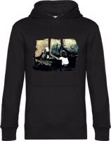 Unisex černá mikina Nerdopolis - V Bažinách smutku