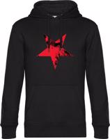 Unisex černá mikina Slavia futsal - Hvězda