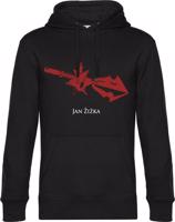 Unisex černá mikina Žižka - Palcát
