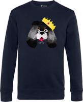 Unisex černý crewneck Klárka - King Charles