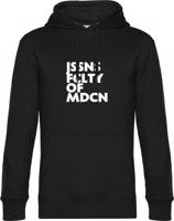 Unisex čierna mikina s kapucňou UK - CMNS UNVRST BRTSLV