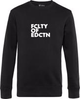 Unisex čierna mikina UK - FCLTY OF EDCTN