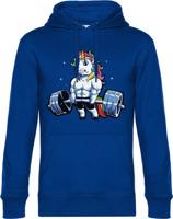 Unisex modrá mikina PonyBuilder