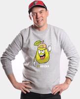 Unisex šedý crewneck Láďa Hruška - Výhruška