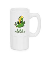 Úzký pivní půllitr – Beer Monster | Vtipný dárek pro milovníky piva