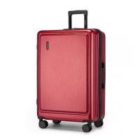 Velký pevný kufr na kolečkách KONO ABS+PC - 93.38 L - burgundy