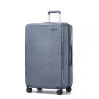 Velký skořepinový kufr z ABS+PC - Kono - 92L - džínová modrá