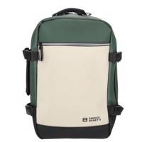 Vodoodpudivý kabinový batoh Enrico Benetti Bergen - zeleno-béžový - 25x20x40 cm