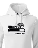 Vtipná mikina s potlačou Brain loading - ideální dárek