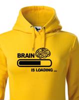 Vtipná mikina s potlačou Brain loading - ideální dárek