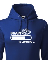 Vtipná mikina s potlačou Brain loading - ideální dárek
