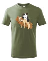 Vtipné a originální dětské tričko s lenochodem - dárek pro milovníky zvířat