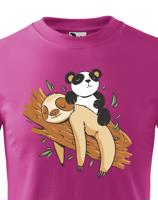 Vtipné a originální dětské tričko s lenochodem - dárek pro milovníky zvířat