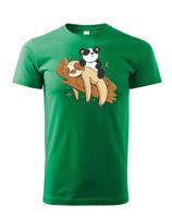 Vtipné a originální dětské tričko s lenochodem - dárek pro milovníky zvířat